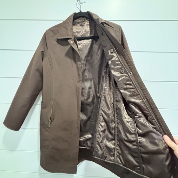 Eddie Bauer brown jacket with removable liner size M (read description) - Picture 3 of 16